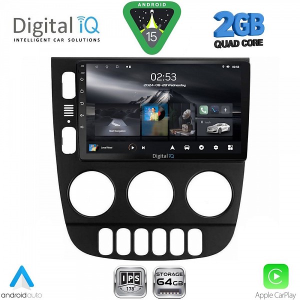 DIGITAL IQ RSD 1413_CPA (9inc) MULTIMEDIA TABLET for MERCEDES ML (W163) mod. 2002-2005