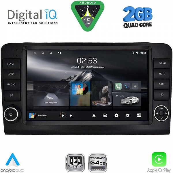 DIGITAL IQ RSD 1416_CPA (9inc) MULTIMEDIA TABLET for MERCEDES ML (W164) ? GL (X164) mod. 2005-2011