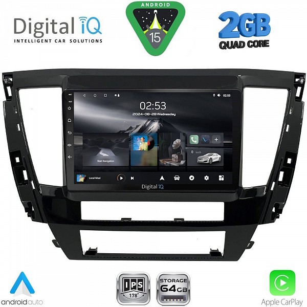 DIGITAL IQ RSD 1447S_CPA (9inc) MULTIMEDIA TABLET for MITSUBISHI PAJERO SPORT mod. 2020-2026