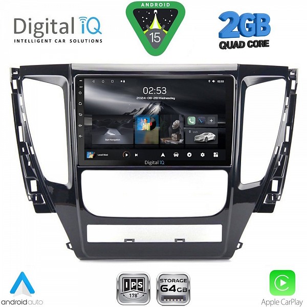 DIGITAL IQ RSD 1447A_CPA (9inc) MULTIMEDIA TABLET for MITSUBISHI PAJERO mod. 2013-2020