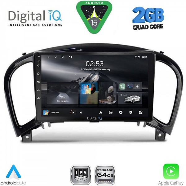 DIGITAL IQ RSD 1452_CPA (9inc) MULTIMEDIA TABLET for NISSAN JUKE mod. 2009-2020