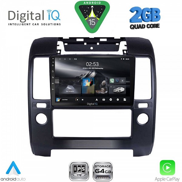 DIGITAL IQ RSD 1454_CPA A/C (9inc) MULTIMEDIA TABLET for NISSAN NAVARA D40 mod. 2006-2011  A/C
