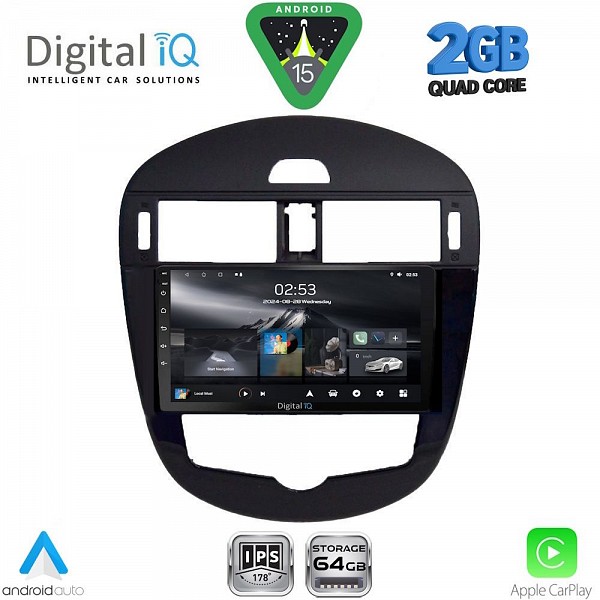 DIGITAL IQ RSD 1470_CPA CLIMA (9inc)MULTIMEDIA TABLET for NISSAN PULSAR mod. 2014-2020
