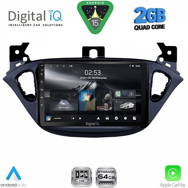 DIGITAL IQ RSD 1486_CPA (9inc) MULTIMEDIA TABLET for OPEL ADAM - CORSA Emod. 2014-2021