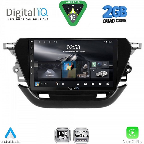 DIGITAL IQ RSD 1487_CPA (9inc) MULTIMEDIA TABLET for OPEL CORSA Fmod. 2019-2024