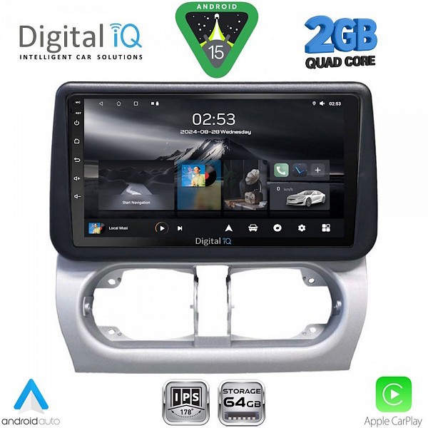 DIGITAL IQ RSD 1500_CPA (9inc) MULTIMEDIA TABLET for OPEL CORSA C mod 2000-2006 - TIGRA mod. 2004-2009