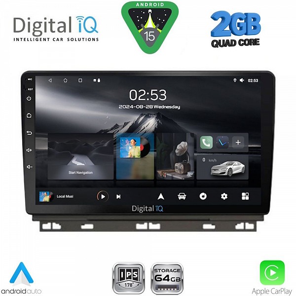 DIGITAL IQ RSD 1546_CPA (9inc) MULTIMEDIA TABLET for RENAULT CLIO - CAPTUR mod. 2019-2026