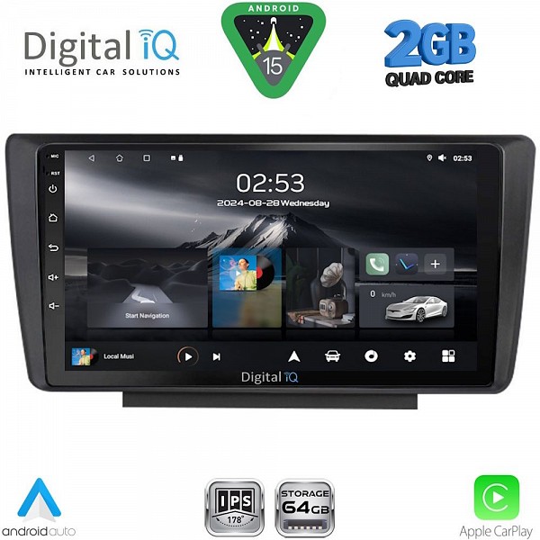 DIGITAL IQ RSD 1594_CPA (9inc) MULTIMEDIA TABLET for SKODA OCTAVIA 5 mod. 2005-2012