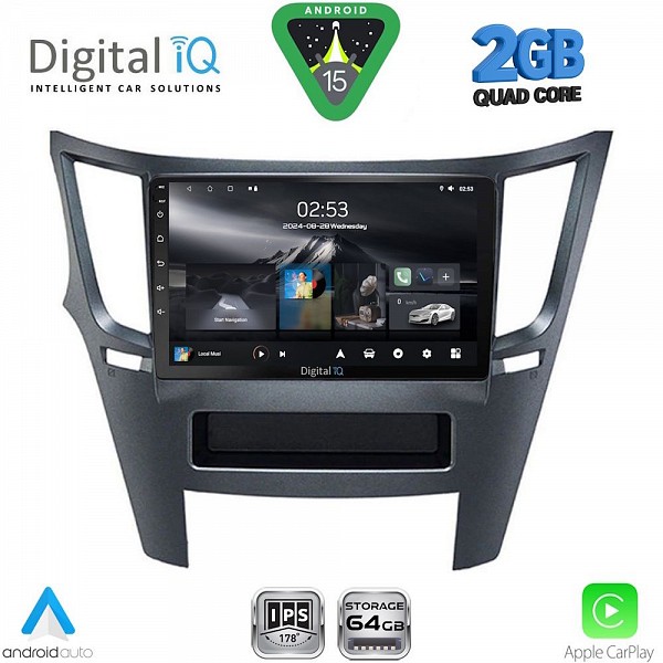 DIGITAL IQ RSD 1667_CPA (9inc) MULTIMEDIA TABLET for SUBARU LEGACY ? OUTBACK mod. 2009-2014