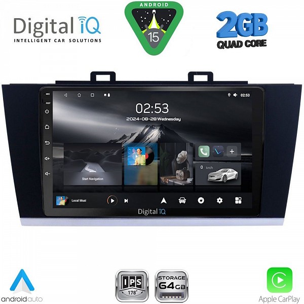 DIGITAL IQ RSD 1668_CPA (9inc) MULTIMEDIA TABLET for SUBARU LEGACY ? OUTBACK mod. 2014-2019