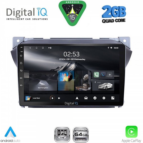 DIGITAL IQ RSD 1670_CPA (9inc)MULTIMEDIA TABLET for SUZUKI ALTO - NISSAN PIXO 2009-2014