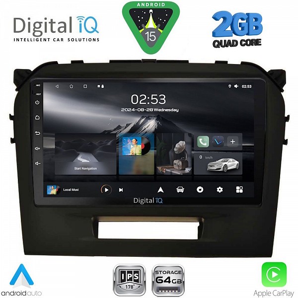 DIGITAL IQ RSD 1697_CPA (9inc) MULTIMEDIA TABLET for SUZUKI VITARA mod. 2016-2023