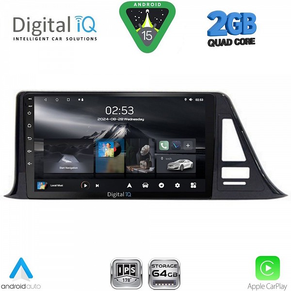DIGITAL IQ RSD 1709_CPA (9inc) MULTIMEDIA TABLET for TOYOTA CH-Rmod. 2017-2023