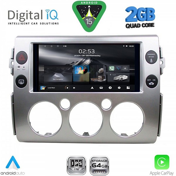 DIGITAL IQ RSD 1717_CPA (9inc) MULTIMEDIA TABLET for TOYOTA FJ CRUISER mod. 2007-2013