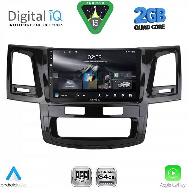 DIGITAL IQ RSD 1720_CPA (9inc) MULTIMEDIA TABLET for TOYOTA HILUX mod. 2005-2016