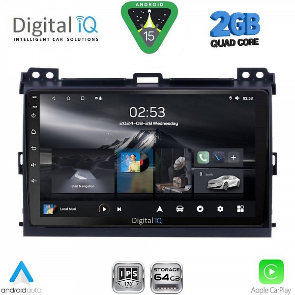 DIGITAL IQ RSD 1723_CPA (9inc) MULTIMEDIA TABLET for TOYOTA LANDCRUISER mod. 2002-2008