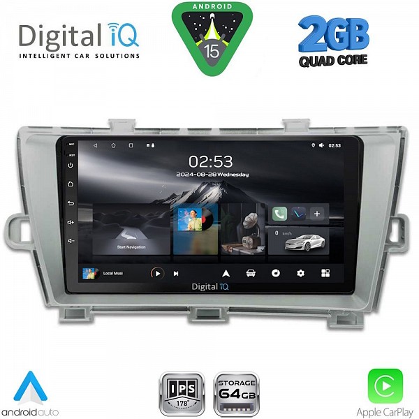 DIGITAL IQ RSD 1726_CPA (9inc) MULTIMEDIA TABLET for TOYOTA PRIUS mod. 2009-2015