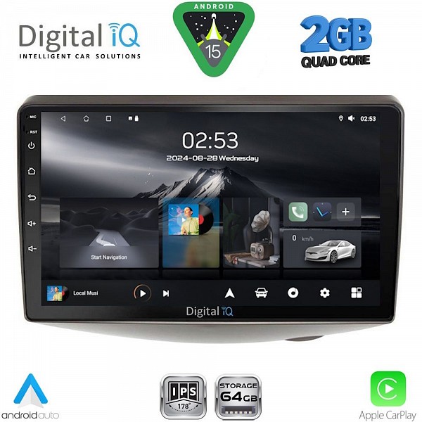 DIGITAL IQ RSD 1735_CPA (9inc) MULTIMEDIA TABLET for TOYOTA YARISmod. 1999-2006