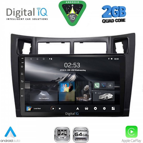 DIGITAL IQ RSD 1736_CPA (9inc) MULTIMEDIA TABLET for TOYOTA YARISmod. 2006-2011