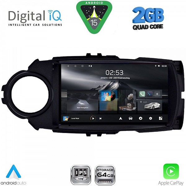 DIGITAL IQ RSD 1737FL_CPA (9inc) MULTIMEDIA TABLET for TOYOTA YARIS mod. 2015-2020