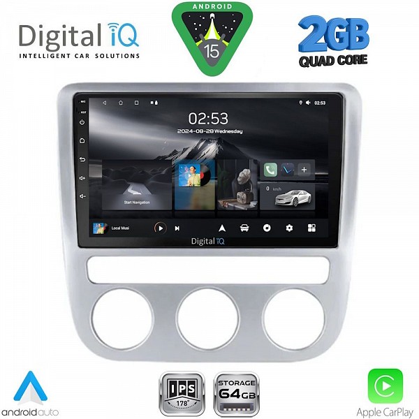 DIGITAL IQ RSD 1752_CPA CLIMA (9inc) MULTIMEDIA TABLET for VW EOS mod. 2006-2016 - SCIROCCO mod. 2008-2010