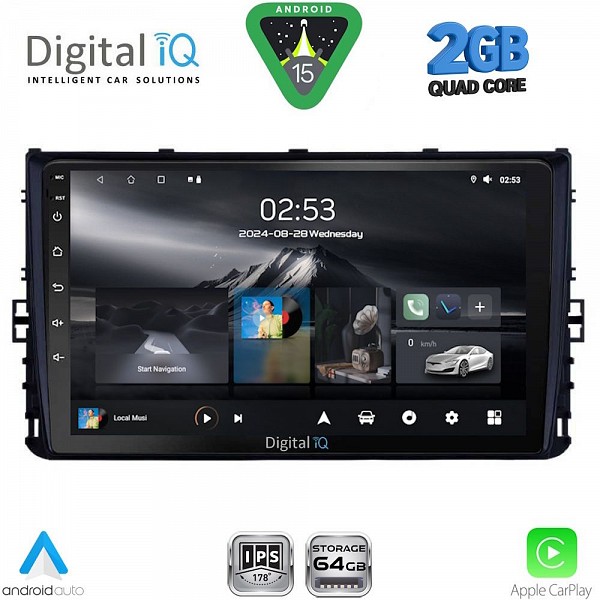 DIGITAL IQ RSD 1758_CPA (9inc) MULTIMEDIA TABLET for VW POLO ? TROC ? TCROSS mod. 2017-2026