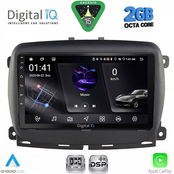 DIGITAL IQ RSF 4131_CPA (9inc) MULTIMEDIA TABLET for FIAT 500 mod. 2016-2025