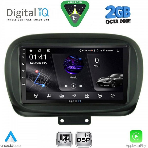 DIGITAL IQ RSF 4134_CPA (9inc) MULTIMEDIA TABLET for FIAT 500 mod. 2014-2024