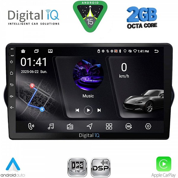 DIGITAL IQ RSF 4148_CPA (9inc) MULTIMEDIA TABLET for FIAT TIPO mod. 2015-2023