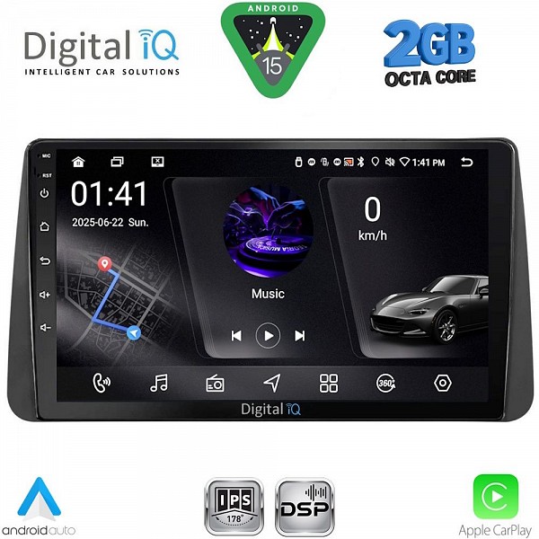 DIGITAL IQ RSF 4149_CPA DASH (9inc) MULTIMEDIA TABLET for FIAT TIPO mod. 2018-2023