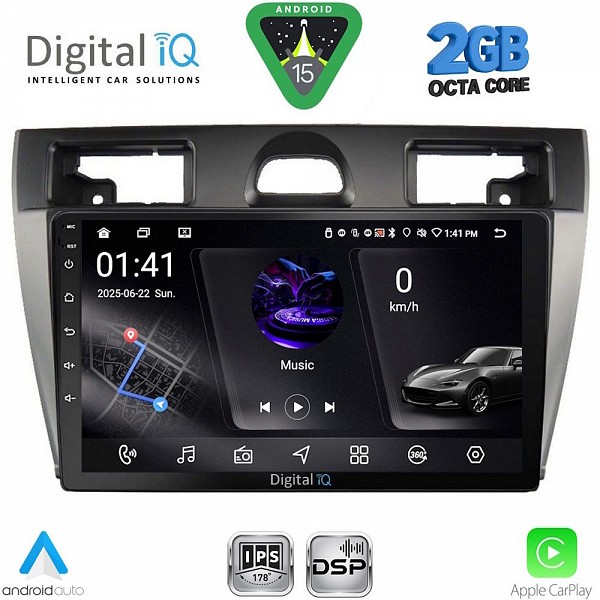 DIGITAL IQ RSF 4153SL_CPA (9inc) MULTIMEDIA TABLET for FORD FIESTA mod. 2005-2008 (SILVER)