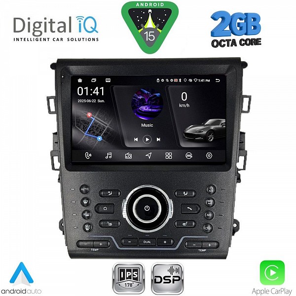 DIGITAL IQ RSF 4164_CPA CLIMA (9inc) MULTIMEDIA TABLET for FORD MONDEO mod. 2014-2023