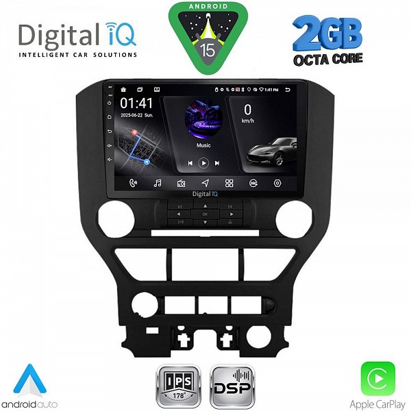 DIGITAL IQ RSF 4166_CPA (9inc) MULTIMEDIA TABLET for FORD MUSTANG mod. 2015-2020