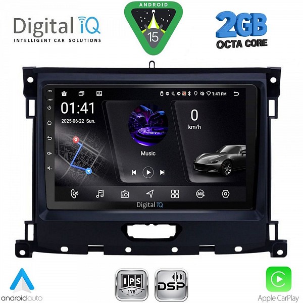 DIGITAL IQ RSF 4173_CPA (9inc) MULTIMEDIA TABLET for FORD RANGER mod. 2018-2023