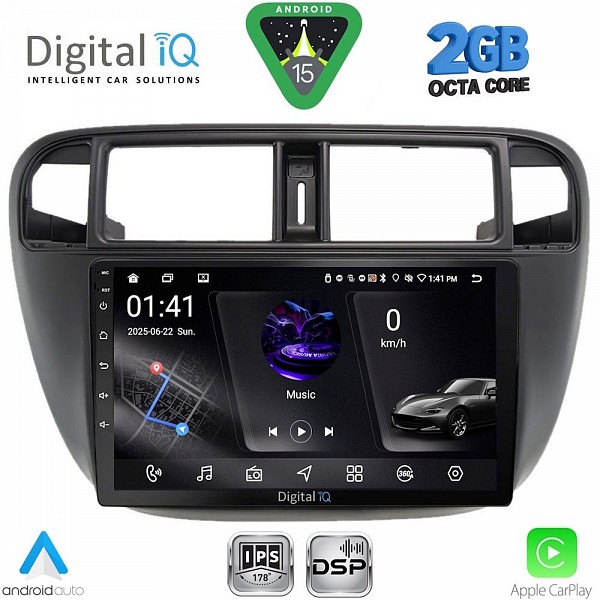 DIGITAL IQ RSF 4186_CPA A/C (9inc) MULTIMEDIA TABLET for HONDA CIVIC mod. 1995-2001