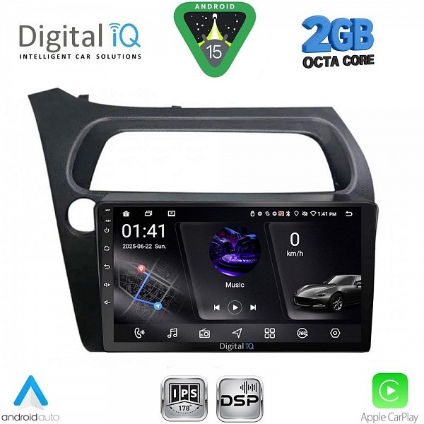 DIGITAL IQ RSF 4189_CPA (9inc) MULTIMEDIA TABLET for HONDA CIVIC 3D-5D mod. 2006-2012