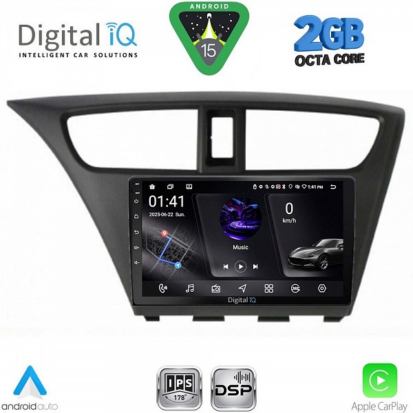DIGITAL IQ RSF 4190_CPA (9inc) MULTIMEDIA TABLET for HONDA CIVIC  mod. 2012-2016