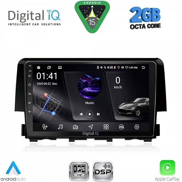 DIGITAL IQ RSF 4191_CPA (9inc) MULTIMEDIA TABLET for HONDA CIVIC mod. 2016-2021