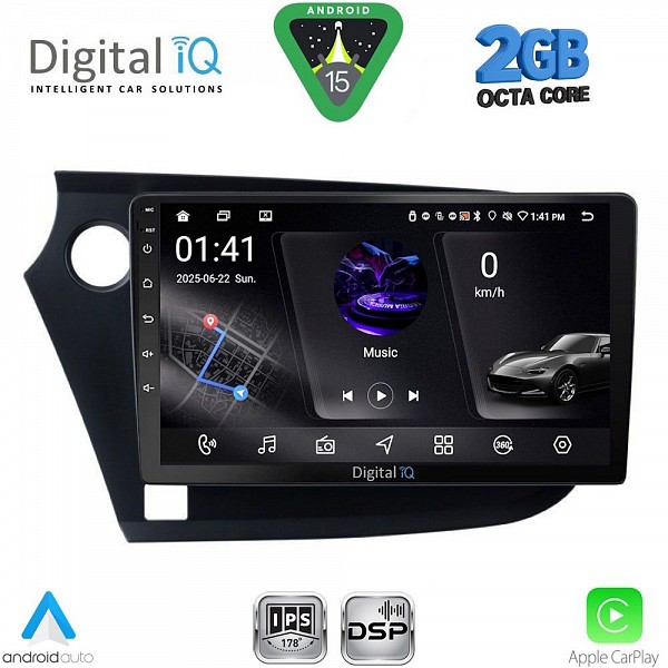 DIGITAL IQ RSF 4205_CPA (9inc) MULTIMEDIA TABLET for HONDA INSIGHT mod. 2009-2014