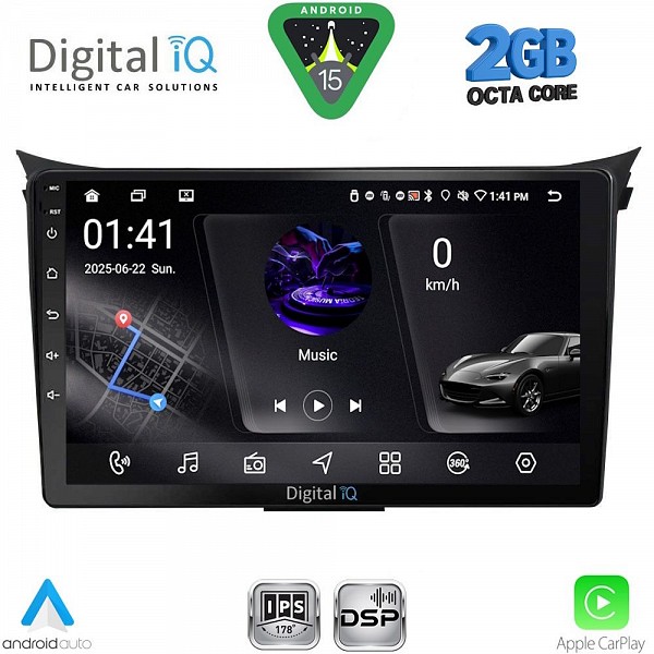 DIGITAL IQ RSF 4232_CPA (9inc) MULTIMEDIA TABLET for HYUNDAI i30  mod. 2012-2017