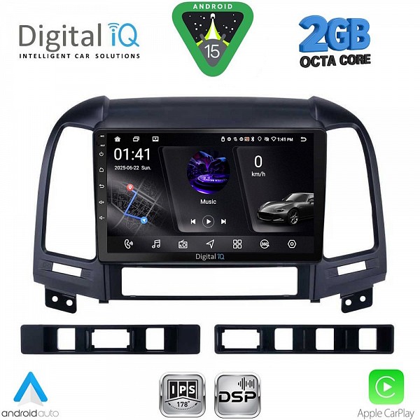 DIGITAL IQ RSF 4239_CPA (9inc) MULTIMEDIA TABLET for HYUNDAI SANTA FE  mod. 2005-2013