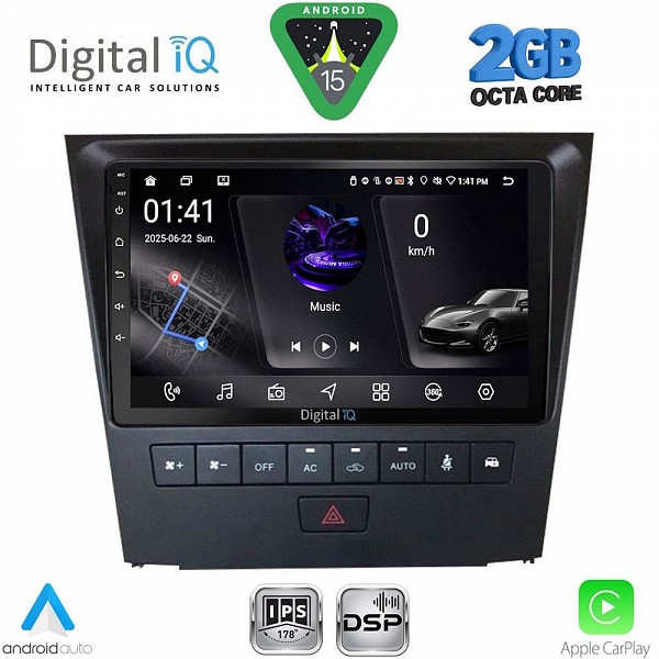 DIGITAL IQ RSF 4341_CPA (9inc) MULTIMEDIA TABLET for LEXUS GS mod. 2004-2011