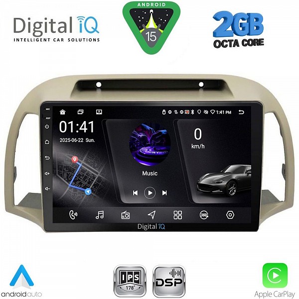 DIGITAL IQ RSF 4457BG_CPA (9inc) MULTIMEDIA TABLET for NISSAN MICRA K12 mod. 2002-2010 (BEIGE)
