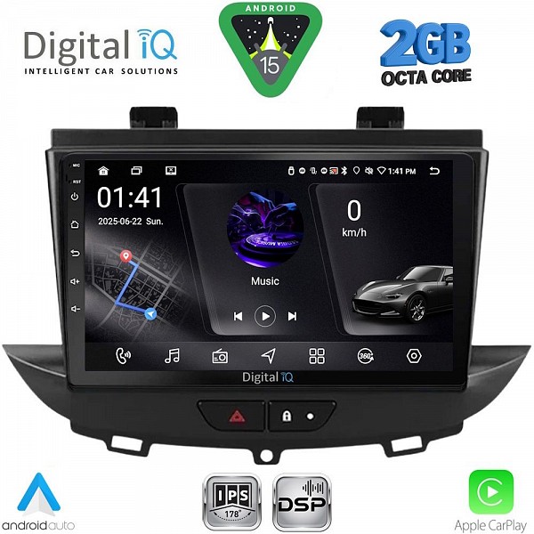 DIGITAL IQ RSF 4490_CPA (9inc) MULTIMEDIA TABLET for OPEL CROSSLAND ? GRANDLAND mod. 2017-2025