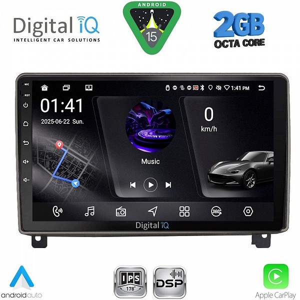 DIGITAL IQ RSF 4517_CPA (9inc) MULTIMEDIA TABLET for PEUGEOT 407 mod. 2004-2011
