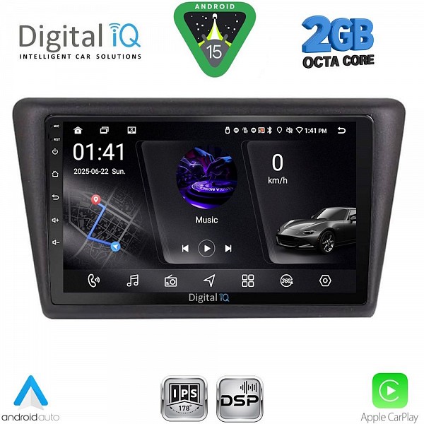DIGITAL IQ RSF 4600_CPA (9inc) MULTIMEDIA TABLET for SKODA RAPID SPACEBACK mod. 2014-2019