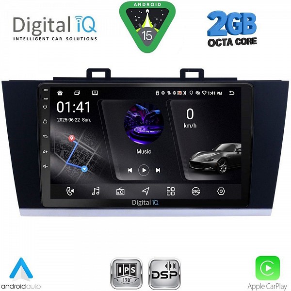 DIGITAL IQ RSF 4668_CPA (9inc) MULTIMEDIA TABLET for SUBARU LEGACY - OUTBACK mod. 2014-2019