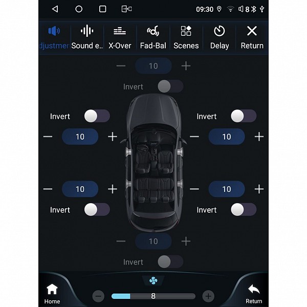 Digital iQ LENOVO SSW 10855_CPA TESLA STYLE  for FORD FOCUS mod. 2011-2017