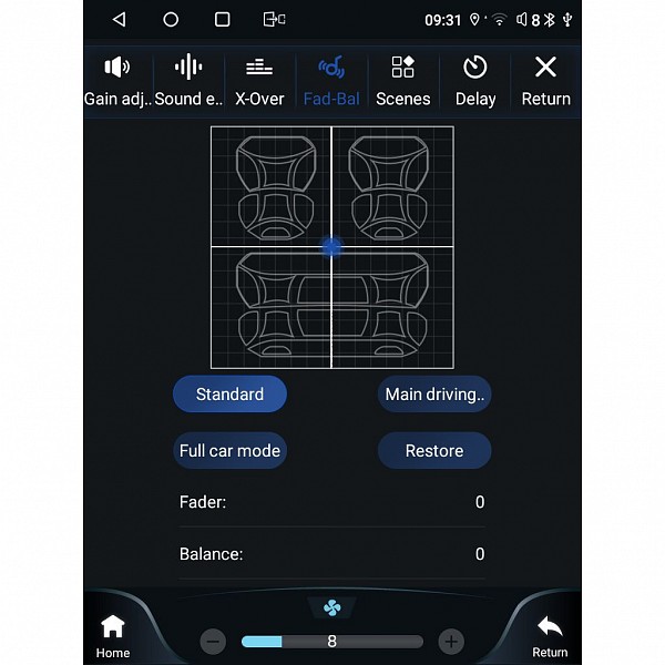 Digital iQ LENOVO SSW 10855_CPA TESLA STYLE  for FORD FOCUS mod. 2011-2017