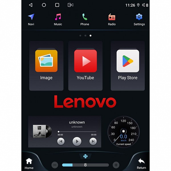 Digital iQ LENOVO SSW 10855_CPA TESLA STYLE  for FORD FOCUS mod. 2011-2017